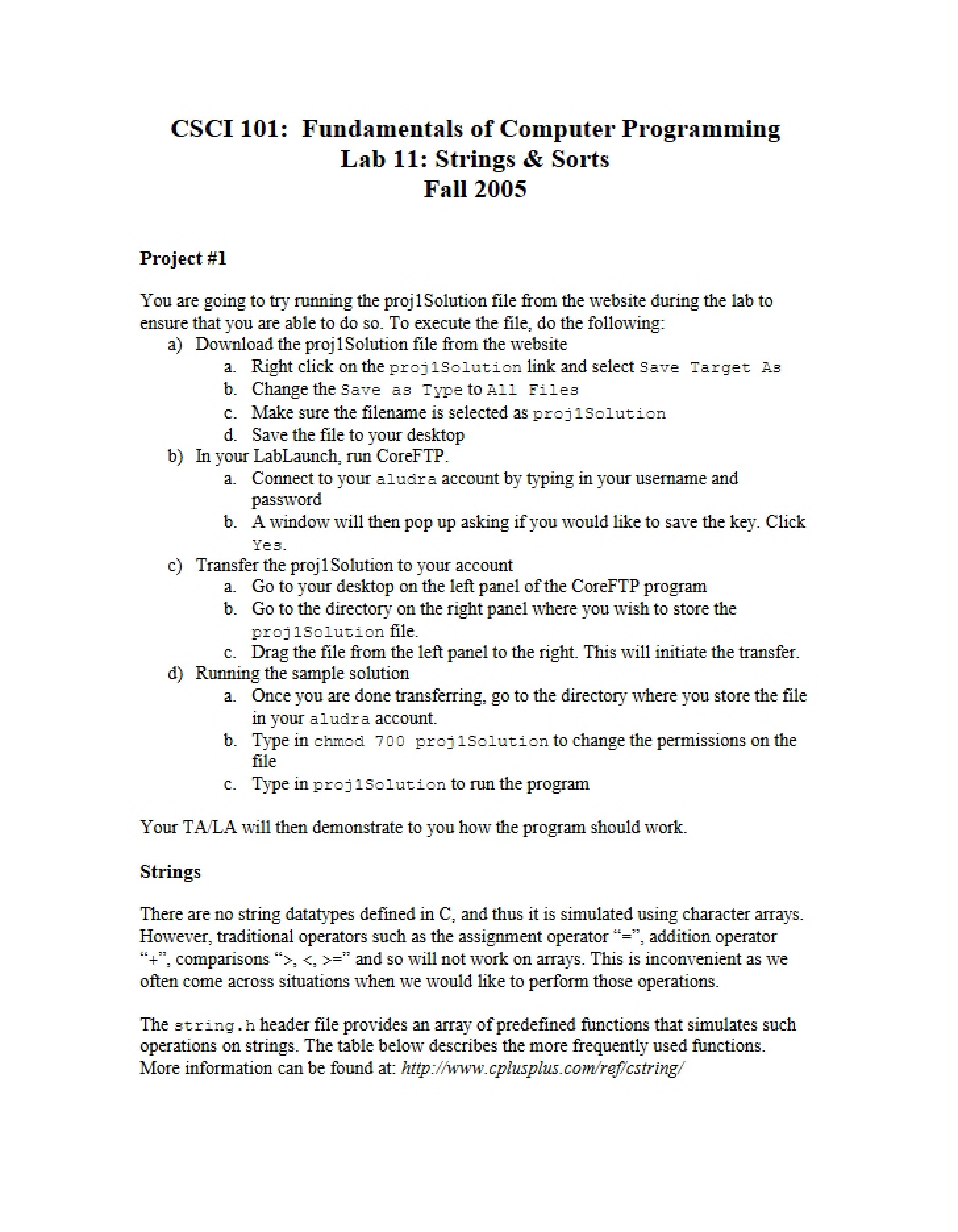 Laboratory Assignment 11