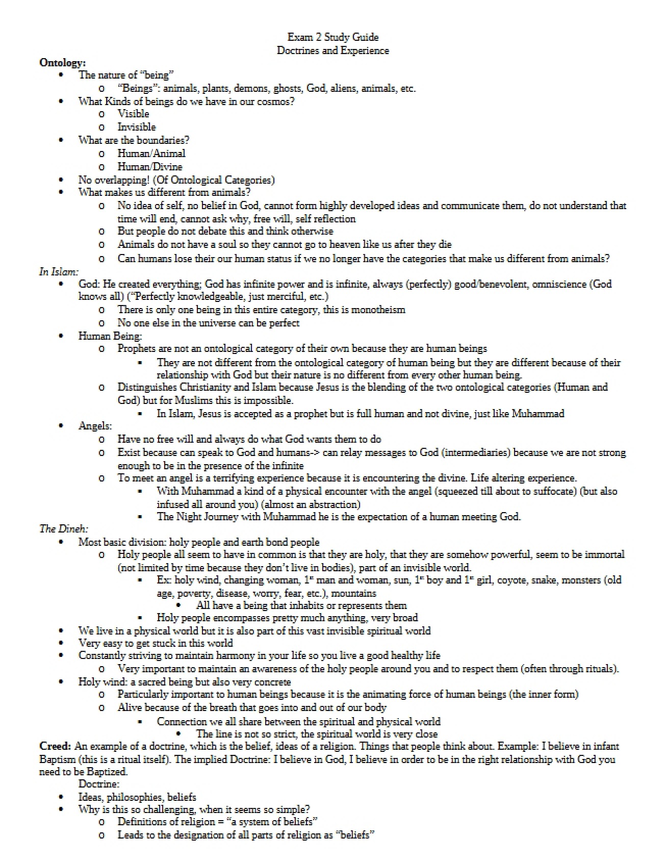Second Examination