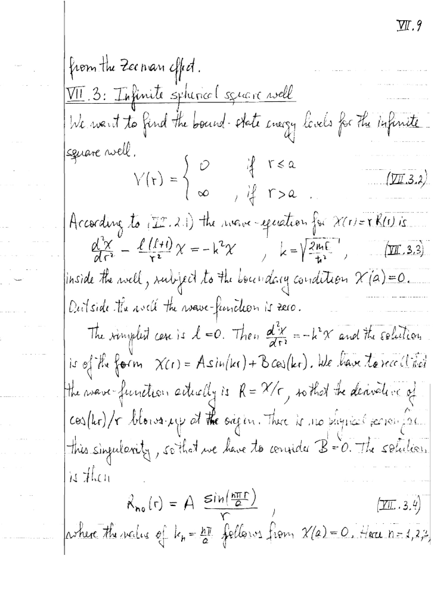 Notes from Class