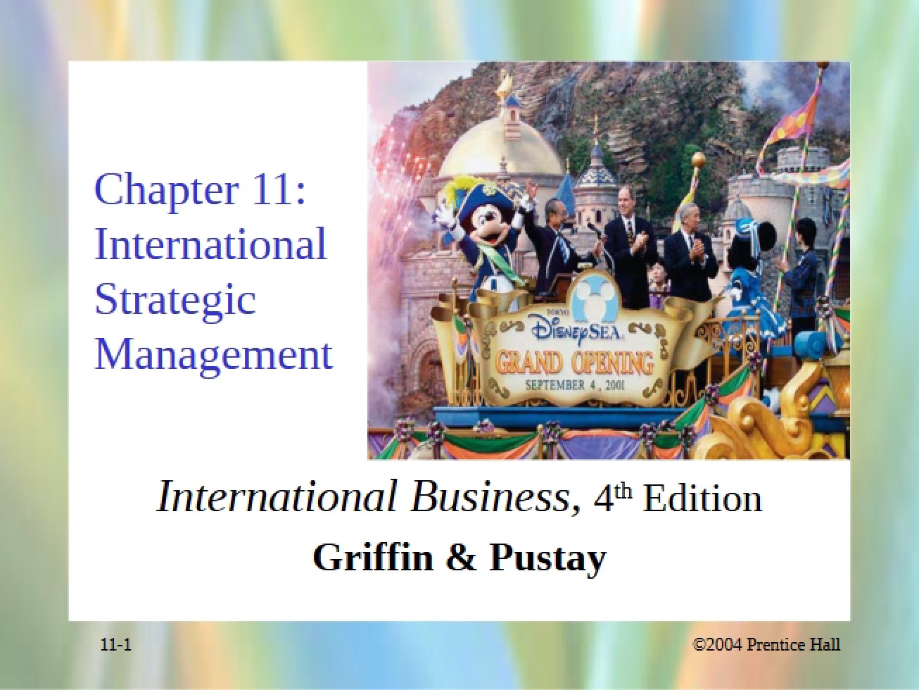 Strategic Management on an International Scale