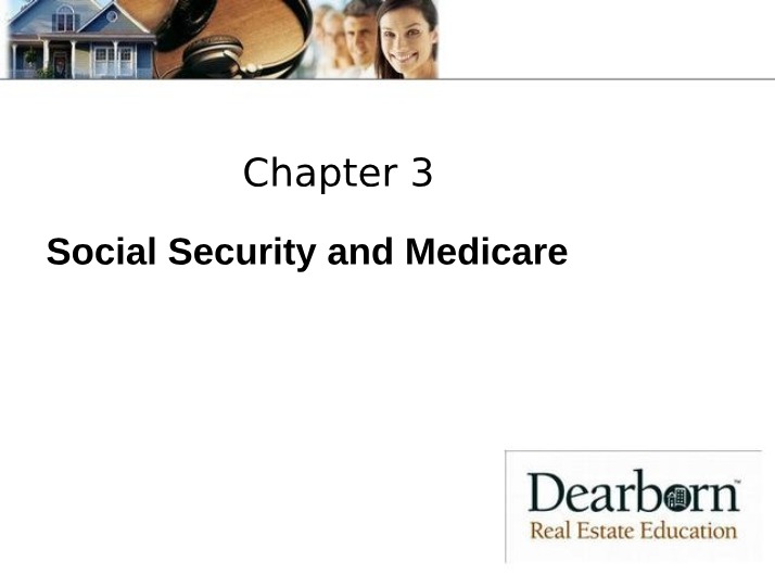 Social Security and Medicare - Chapter 3