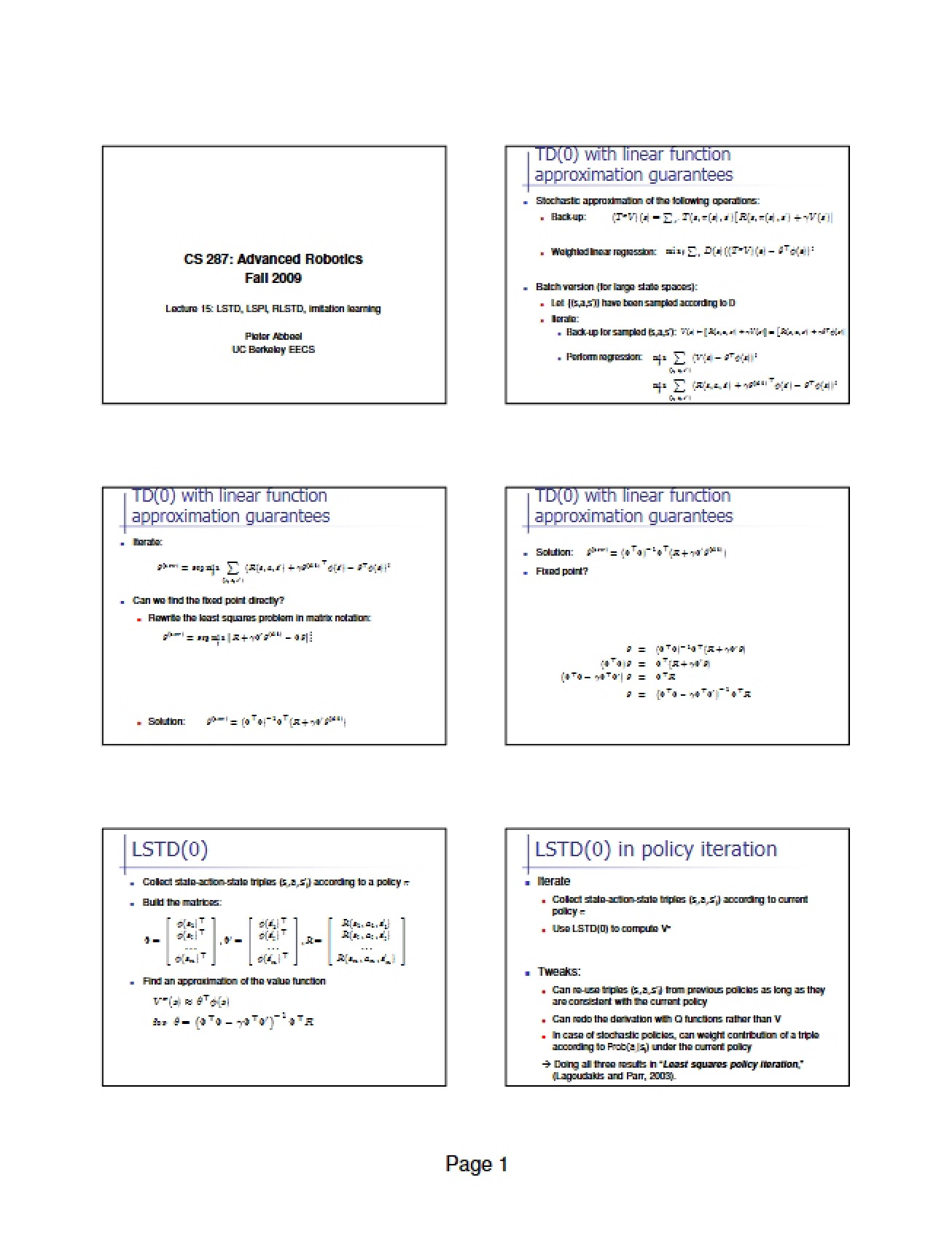 Lecture 15 Notes