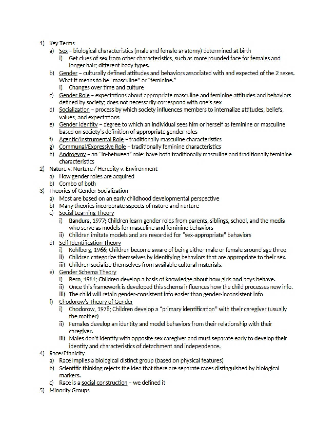 Glossary of Key Terminology