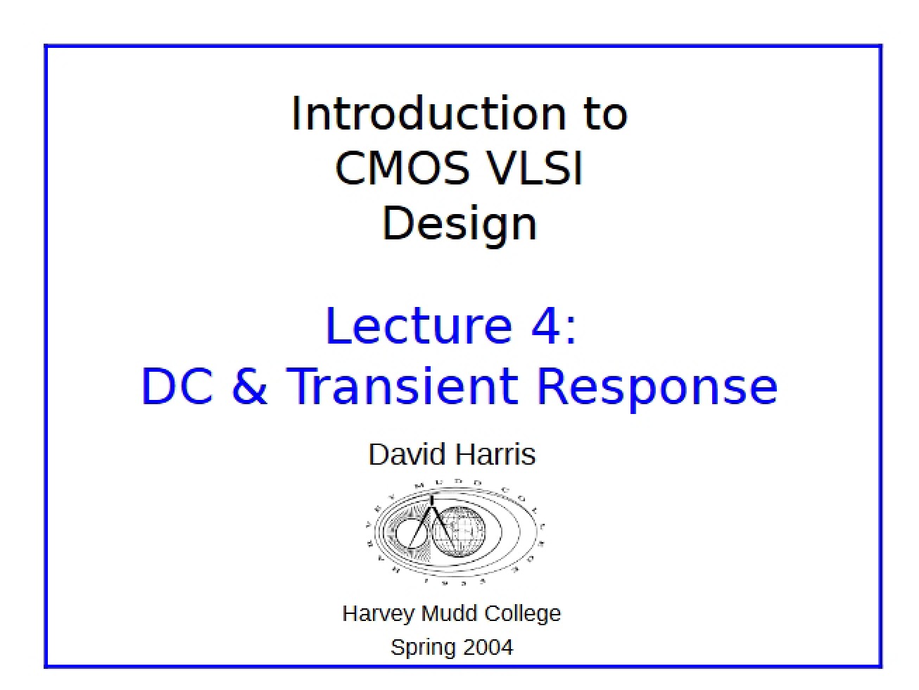Transient and DC Response