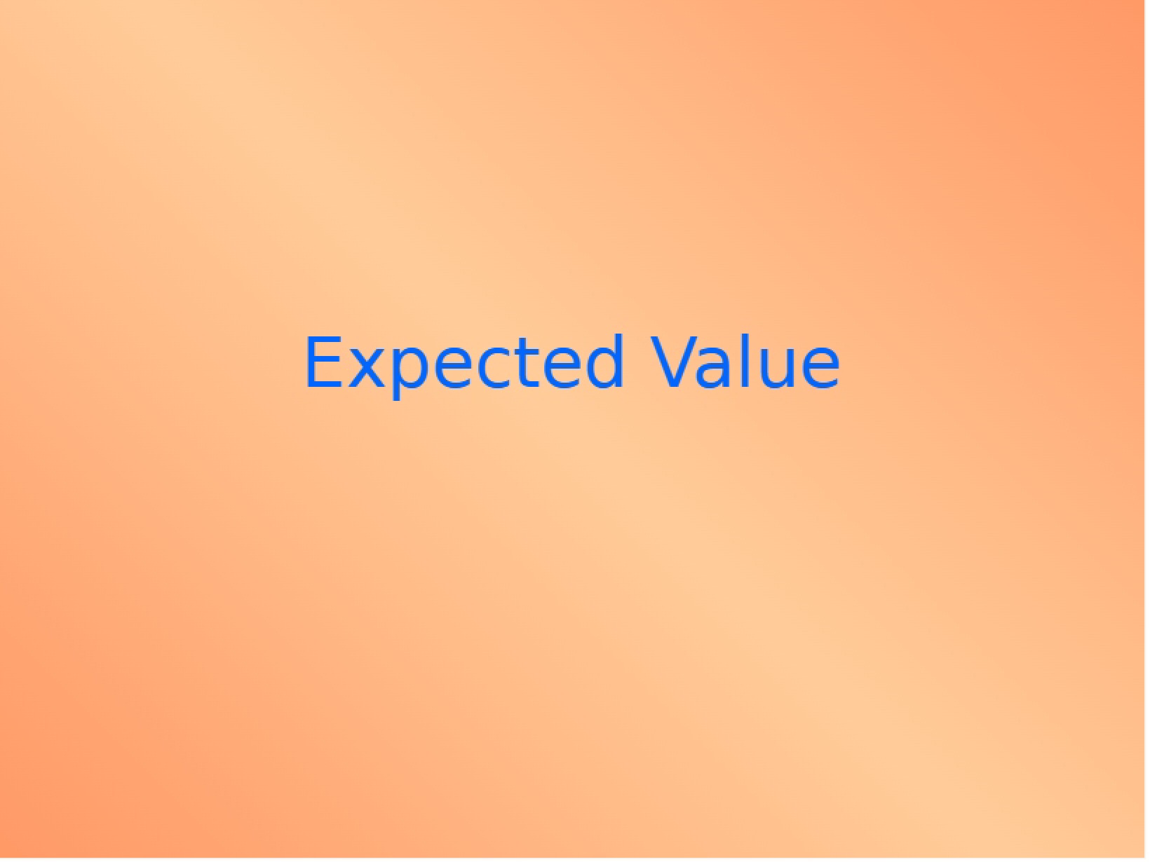 Value Expectation - 8 Pages