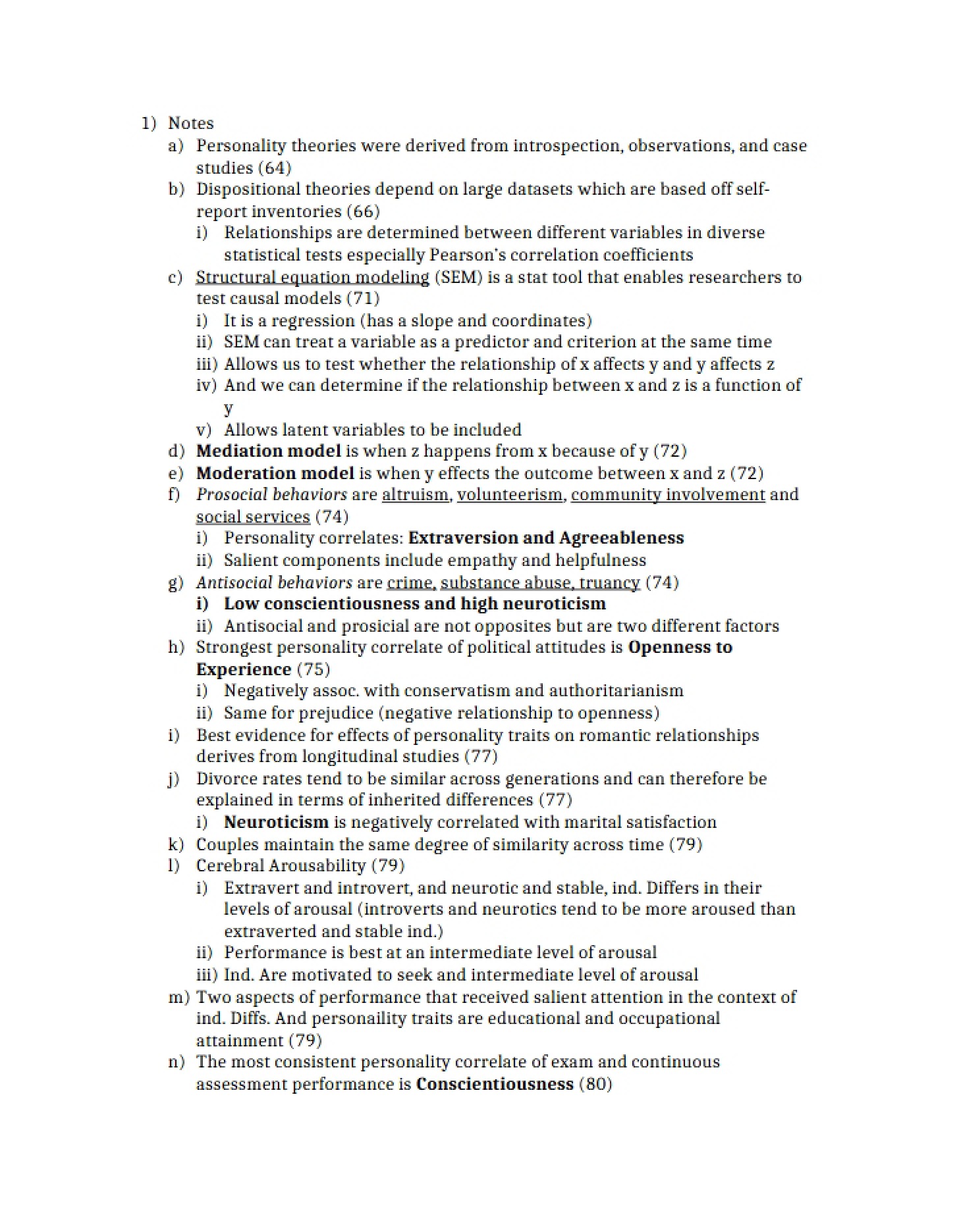 Class Notes