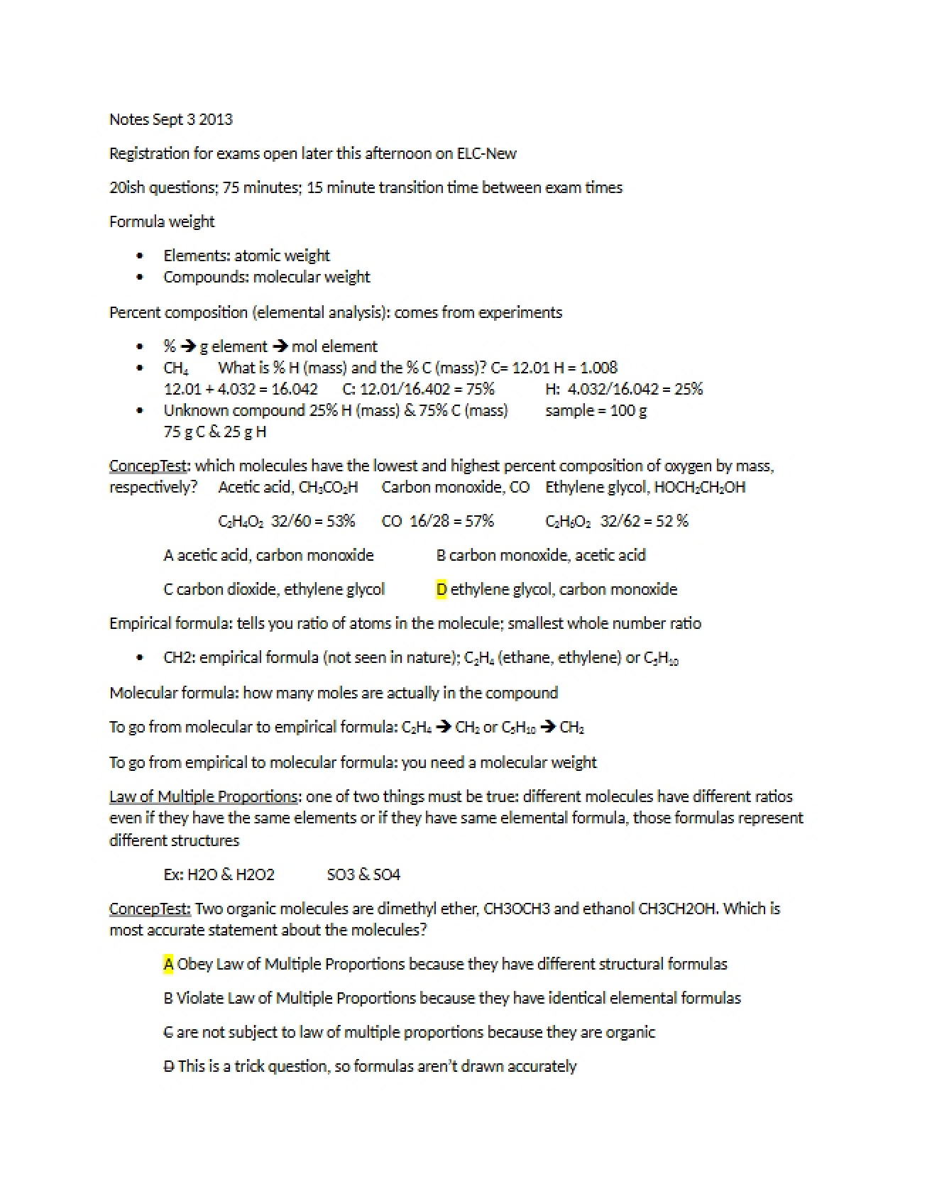 Notes from September 3, 2013