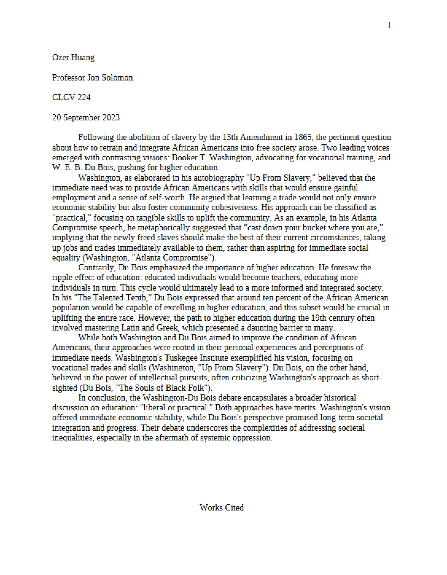 First Paper
