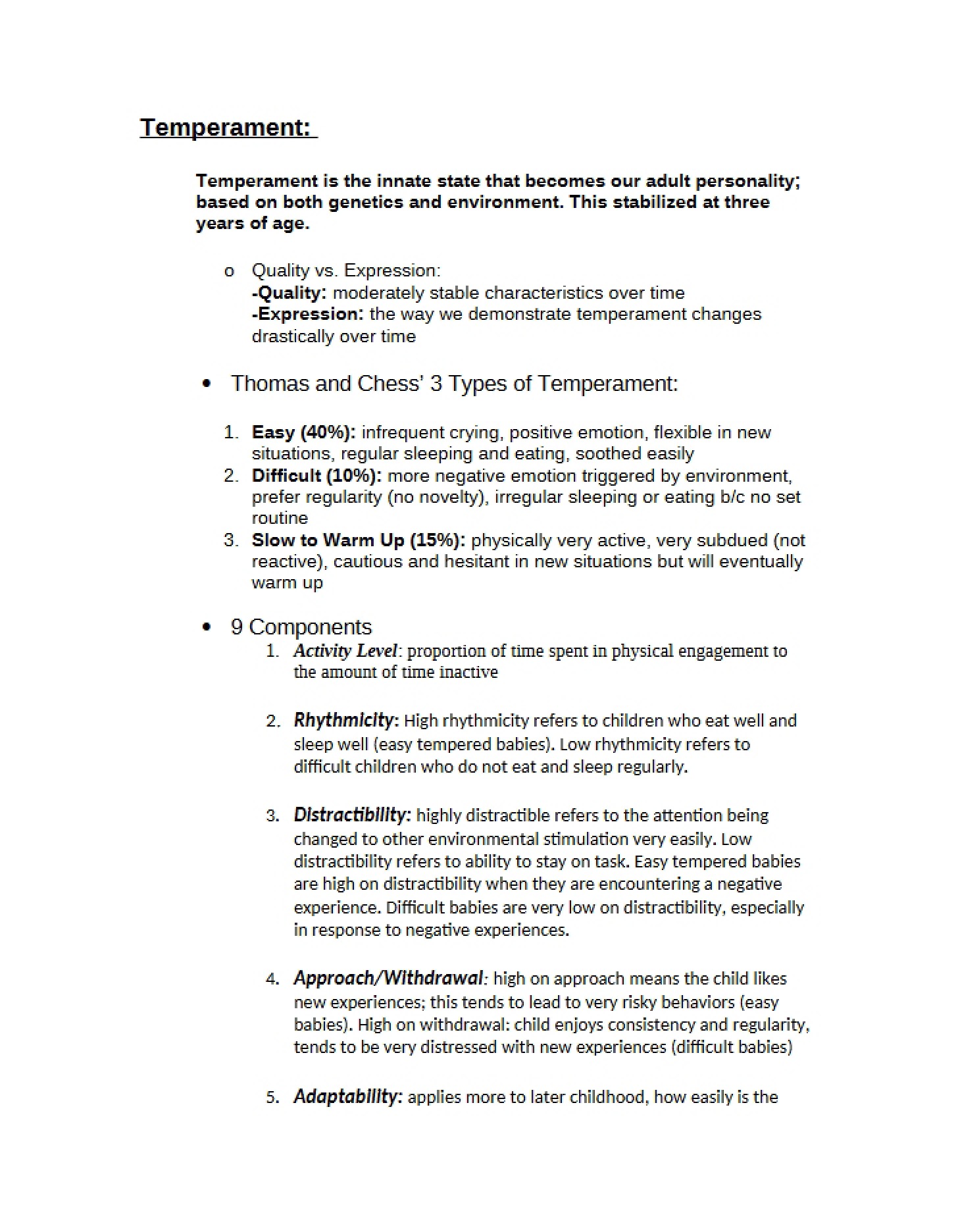 Behavioral Disposition