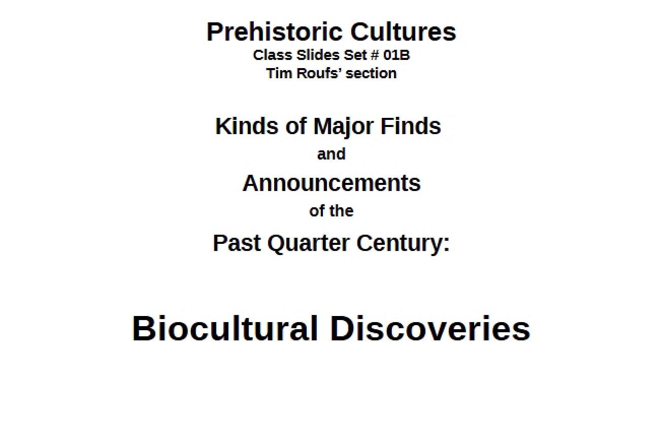 Discoveries in Bioculture