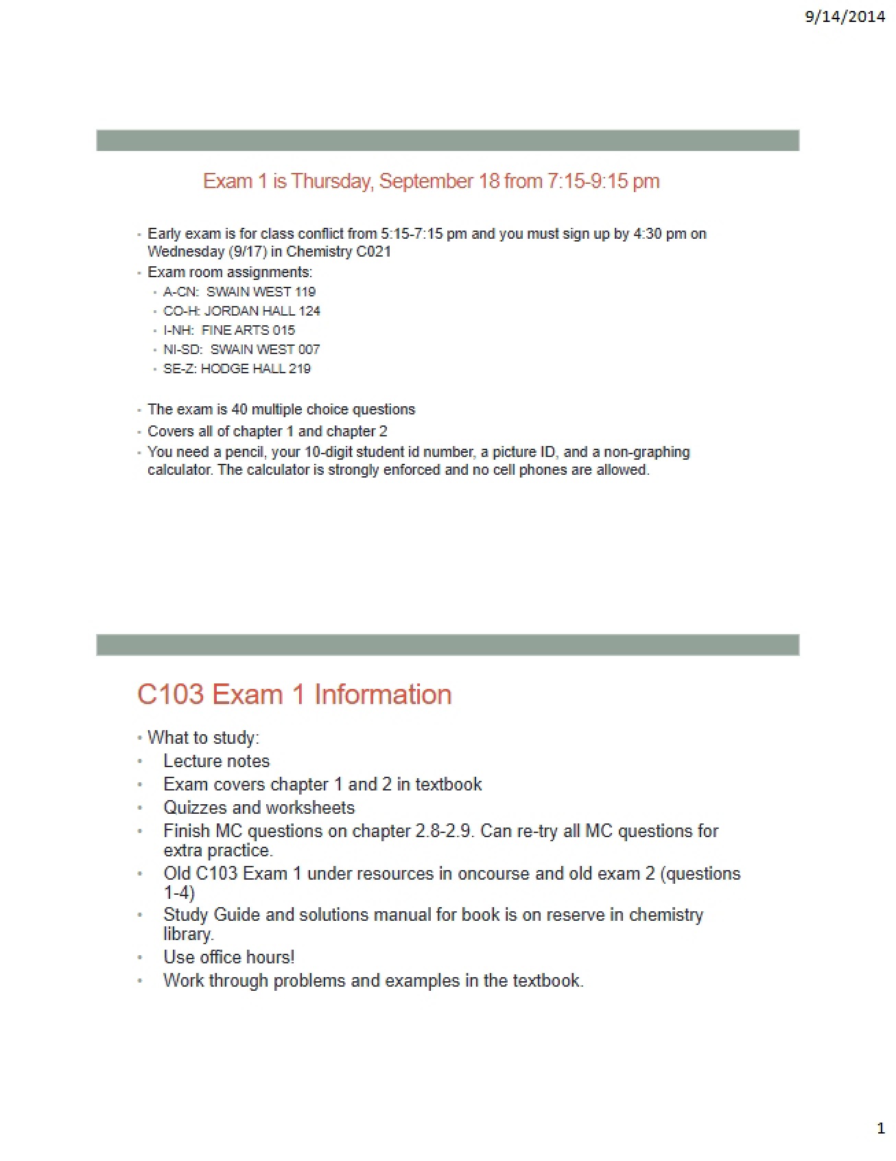 Slides for Chapter Two (Sections 8 and 9)