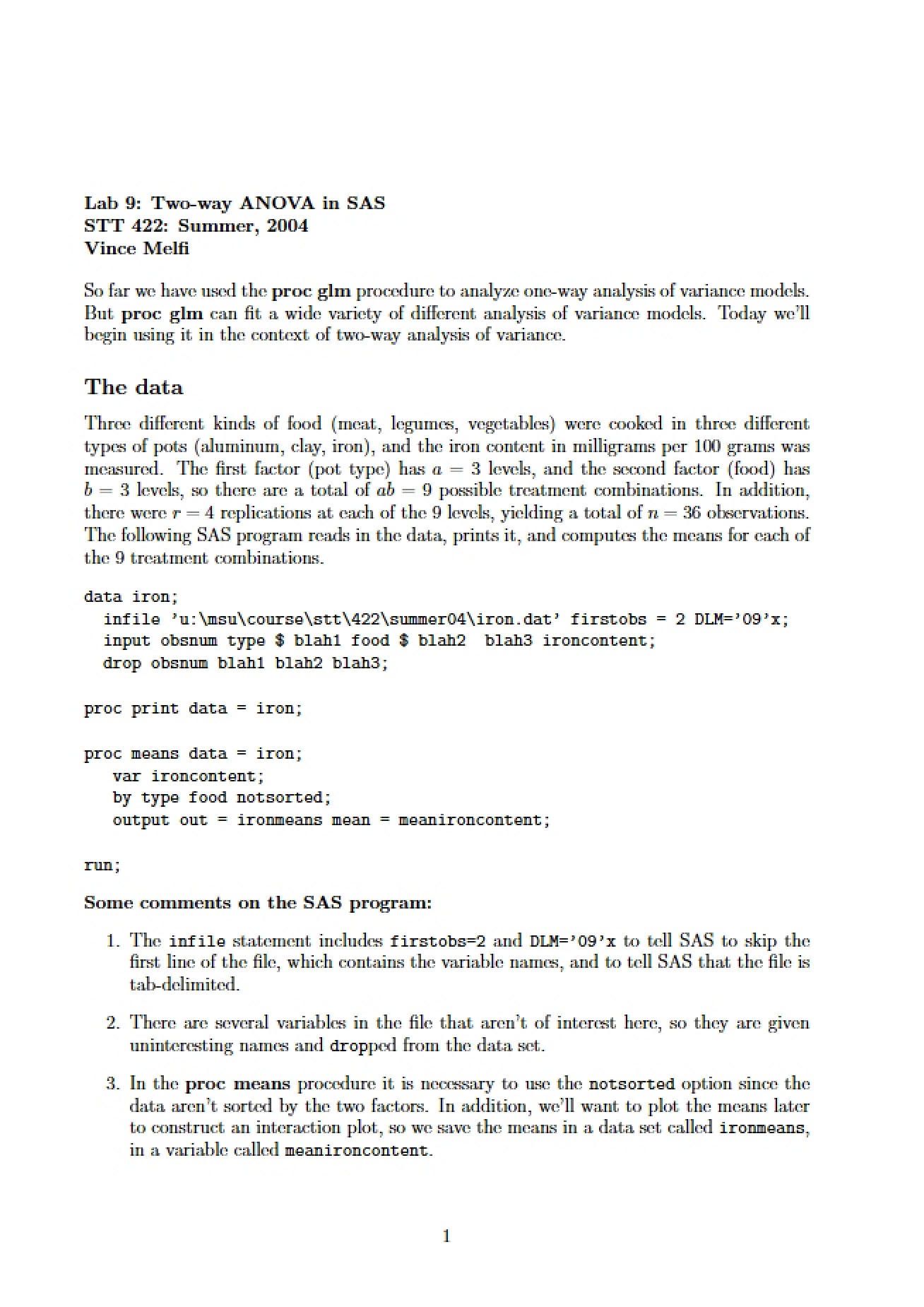 Lab Session 9