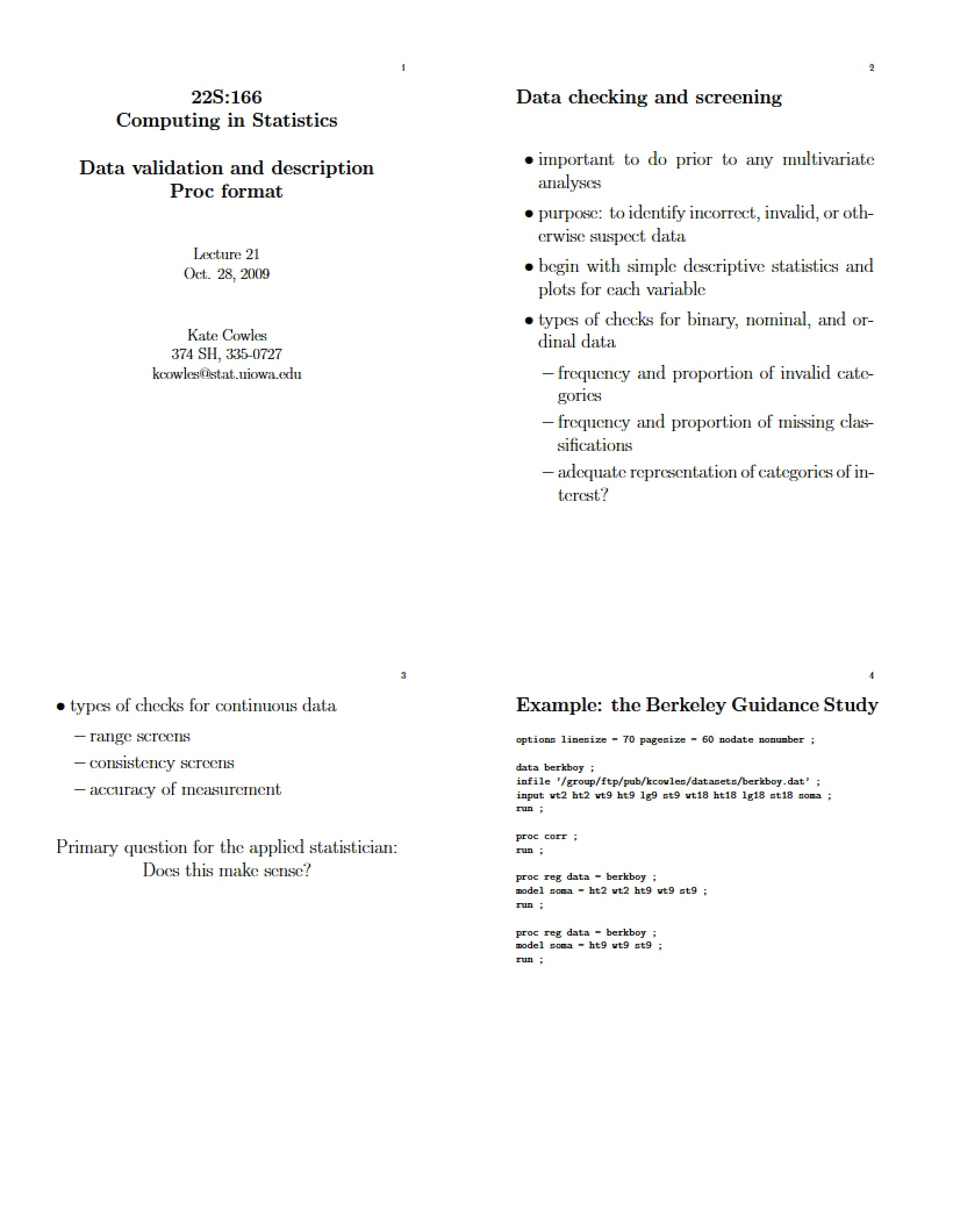 Statistics and Computing (14)