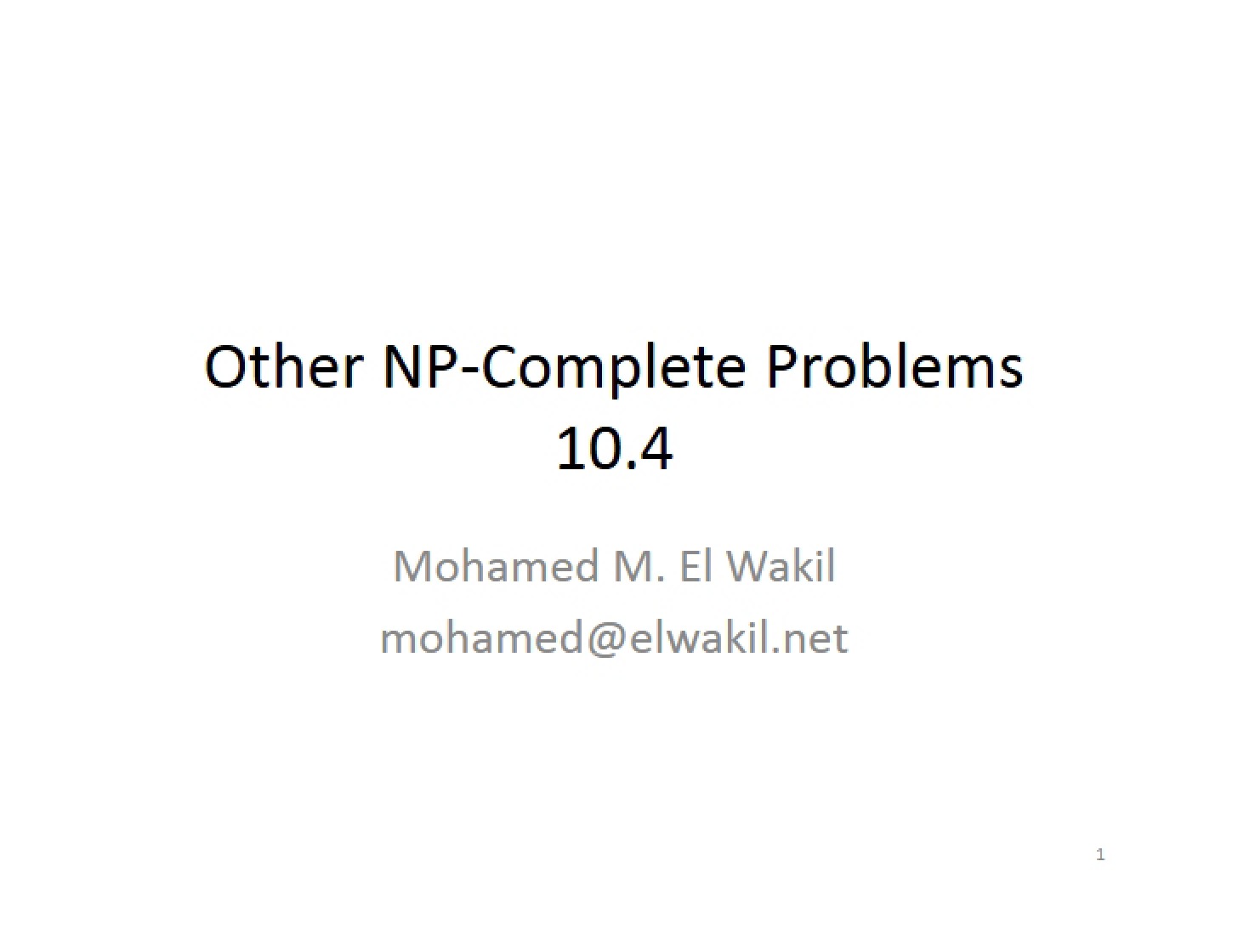 Additional NP-Complete Problems