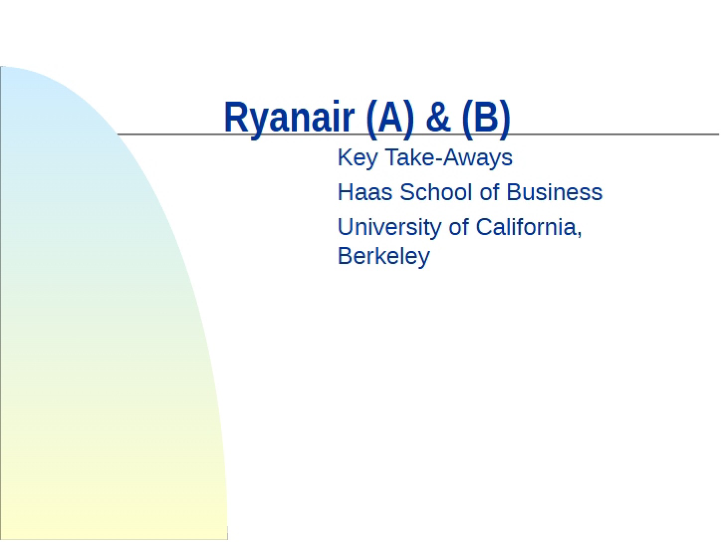 Ryanair Part Two