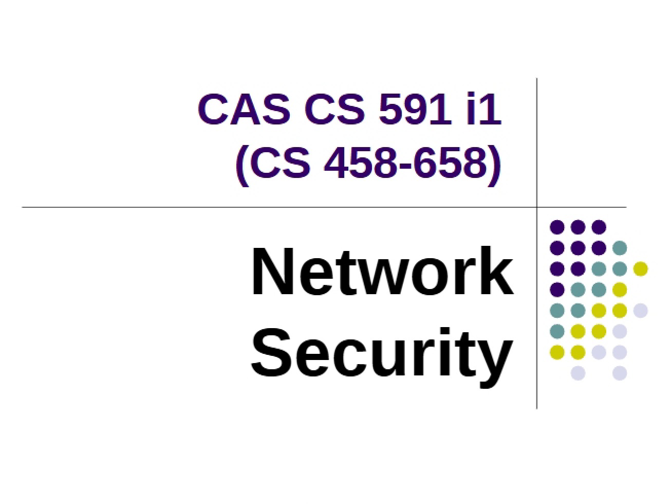 Principles of Network Security, Part Three