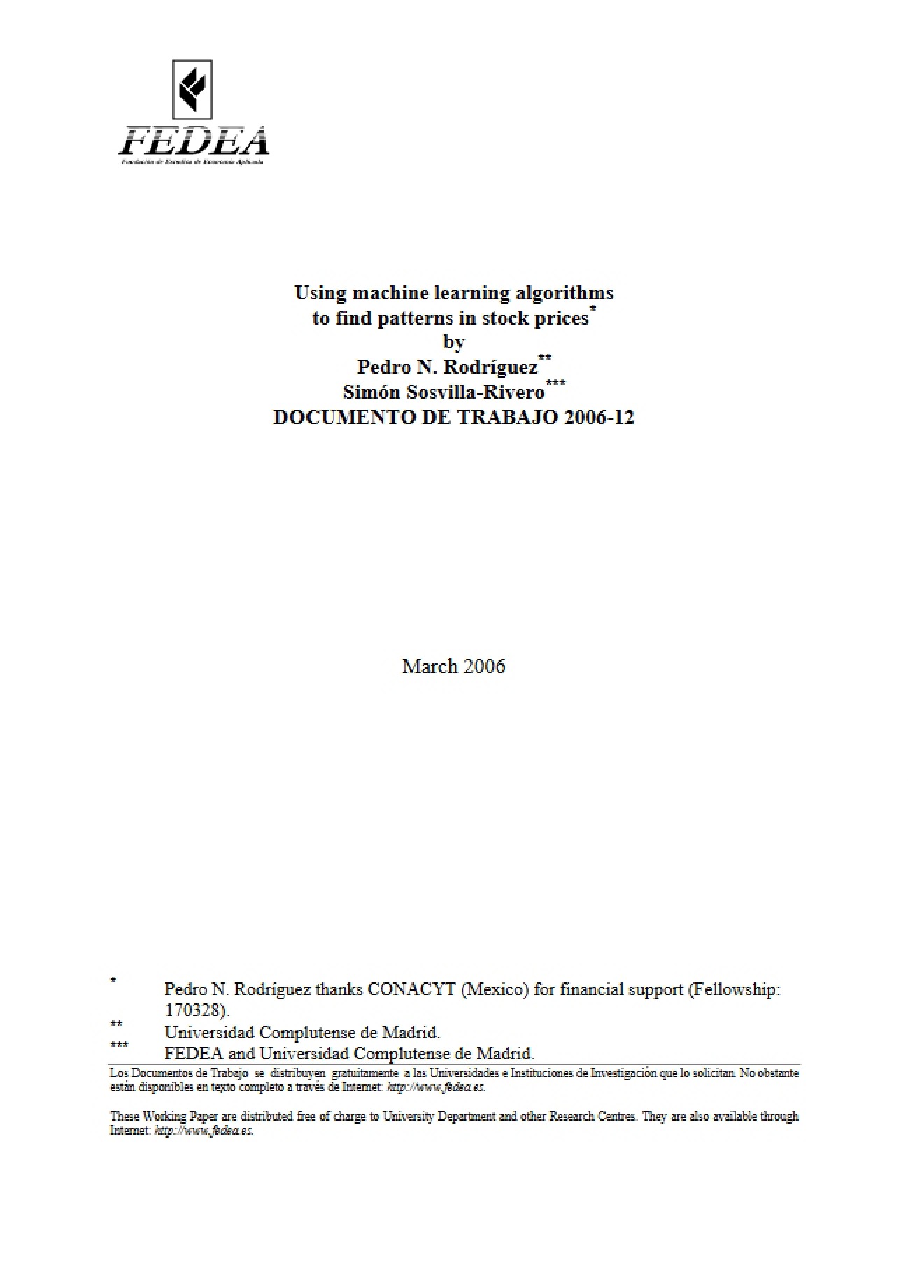 Machine Learning Lecture Material