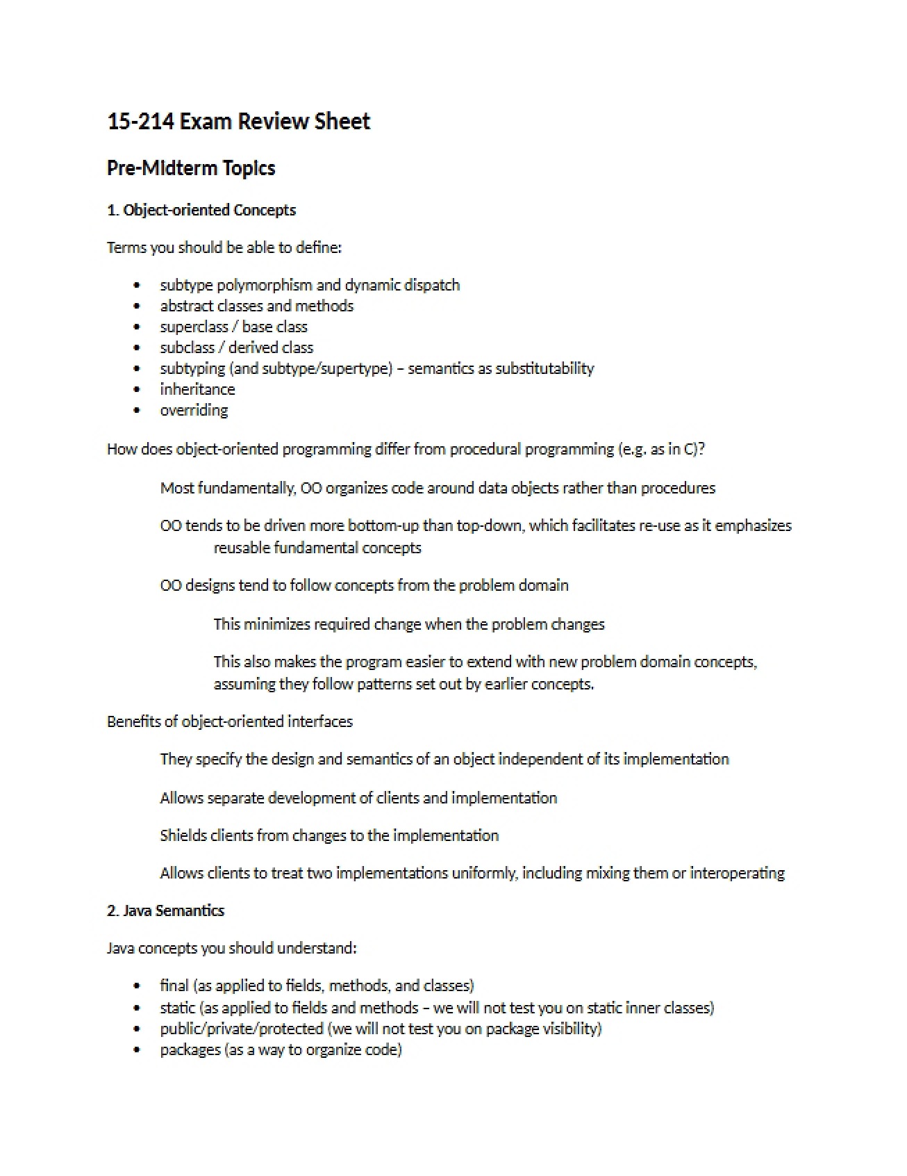Sheet for Review