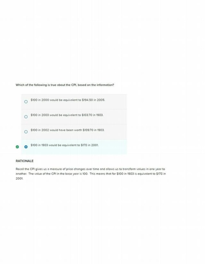 Unit 1 Milestone - CPI Calculation