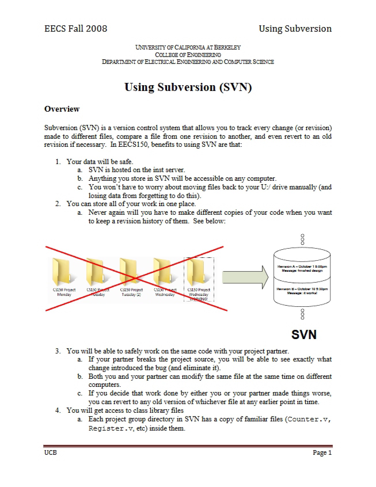Guide to Using Subversion (SVN)