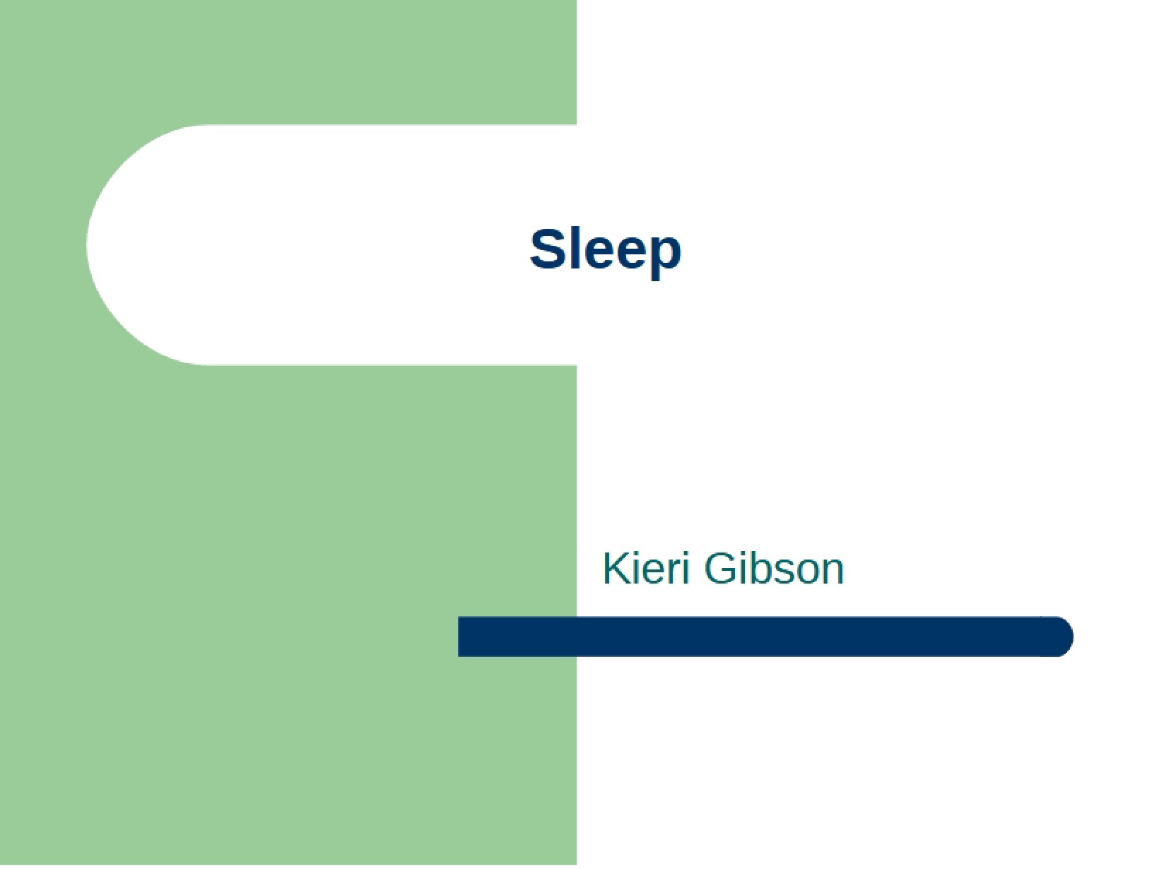 Sleep Psychology