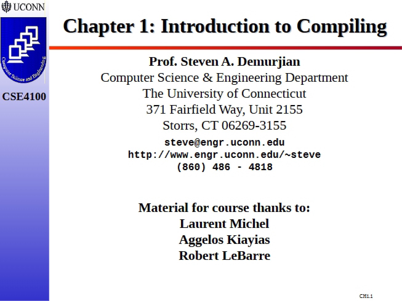 Introduction to Compiling