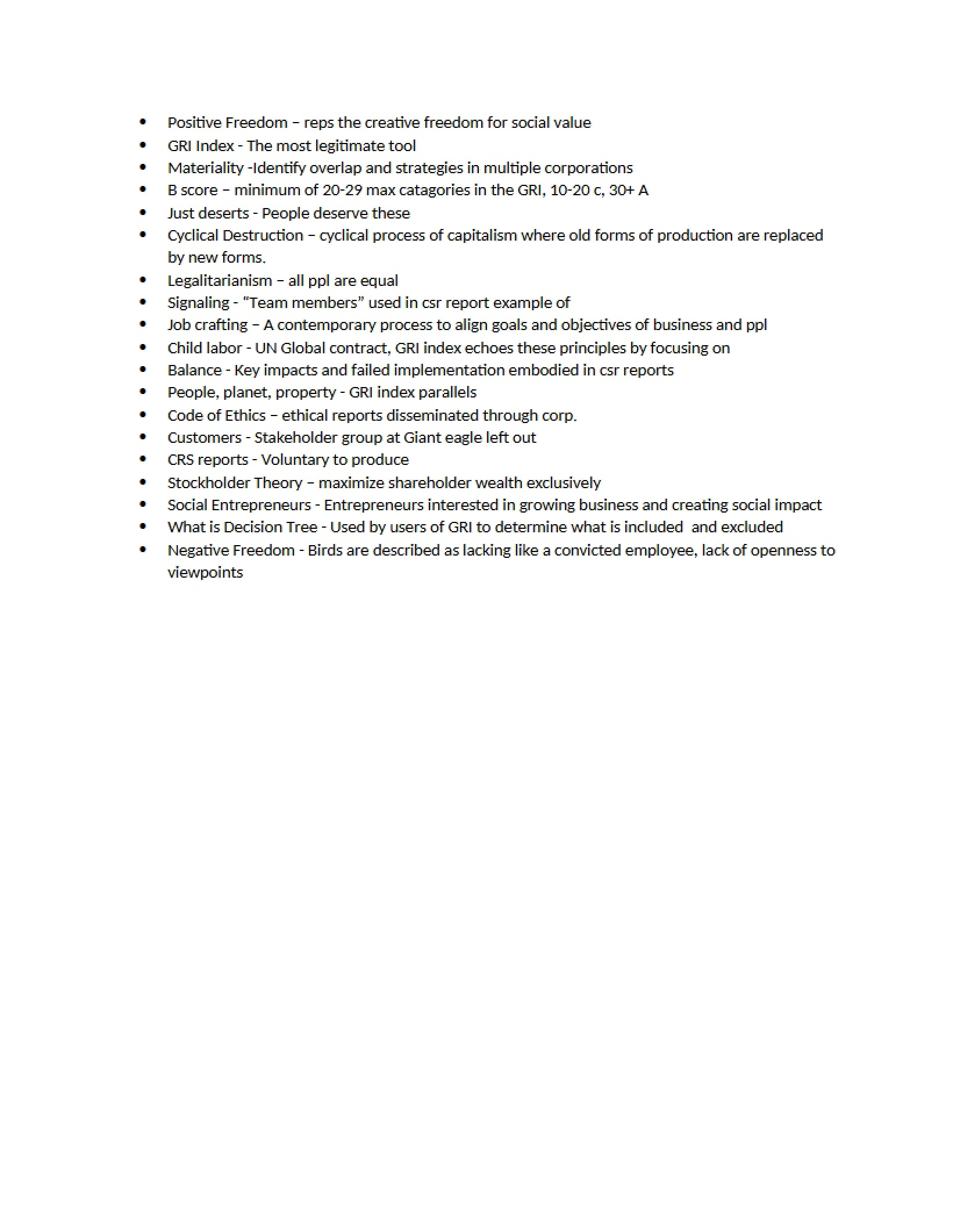 Intro to Information Systems Class Notes