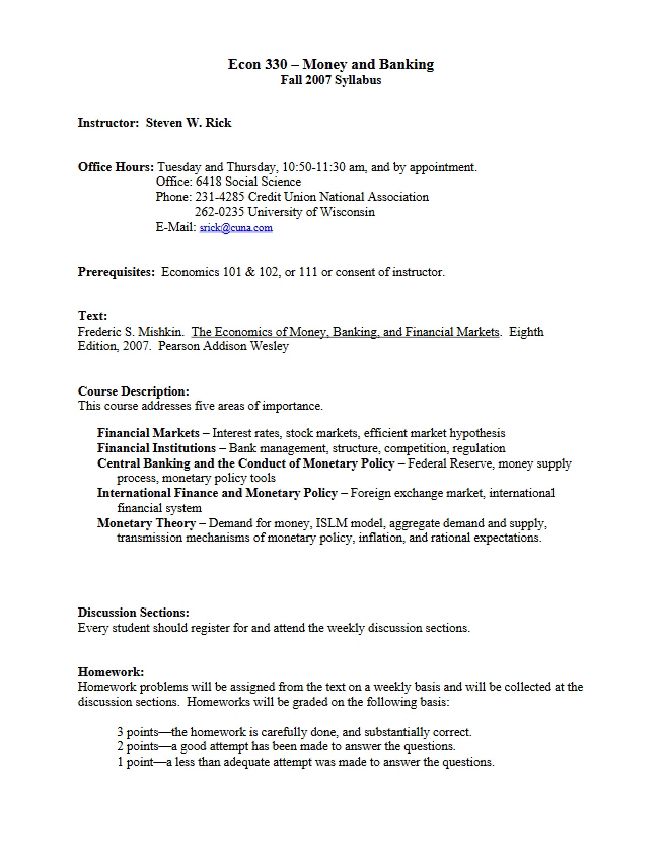 Course Guide Economics 330