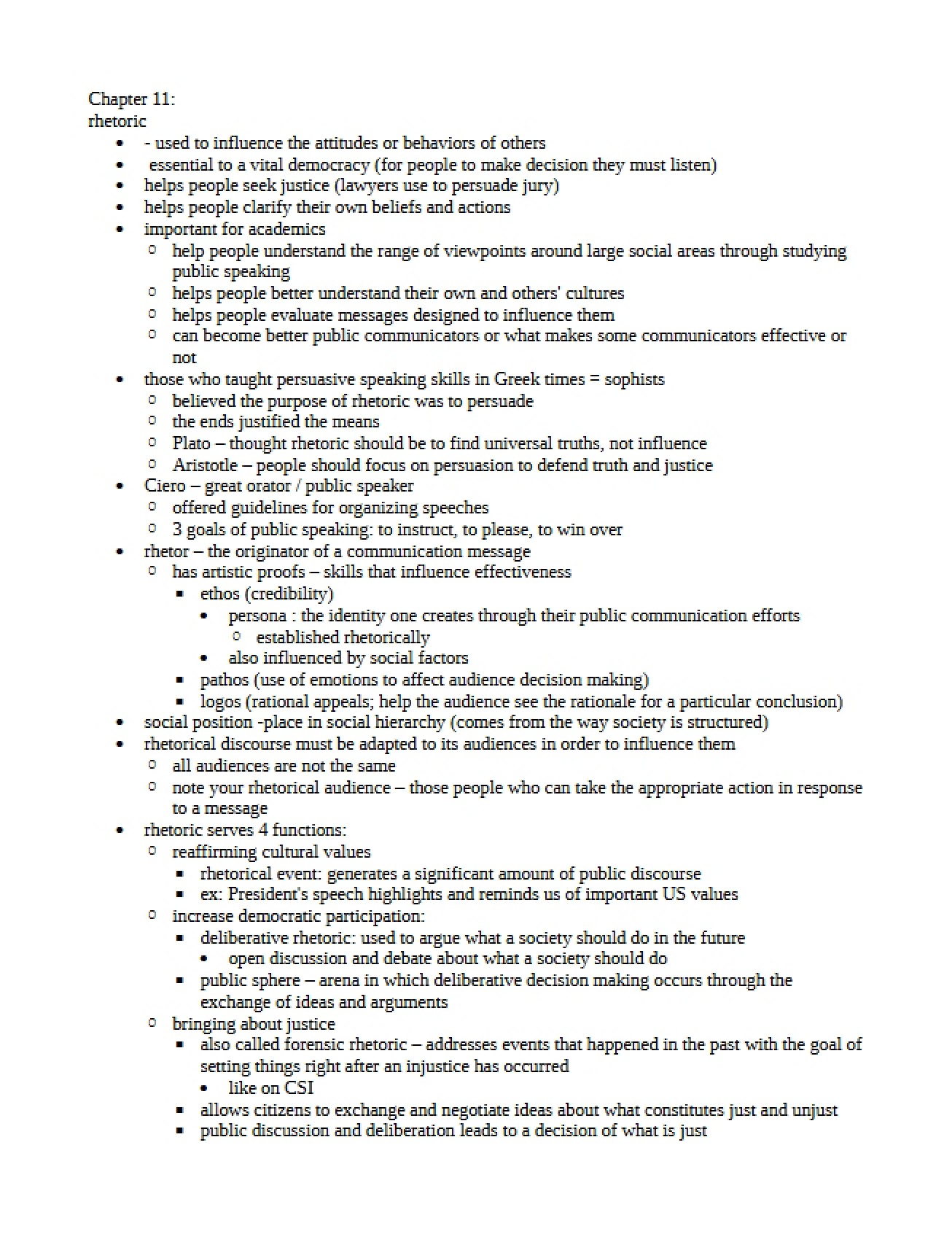 Communication Studies Chapter Eleven