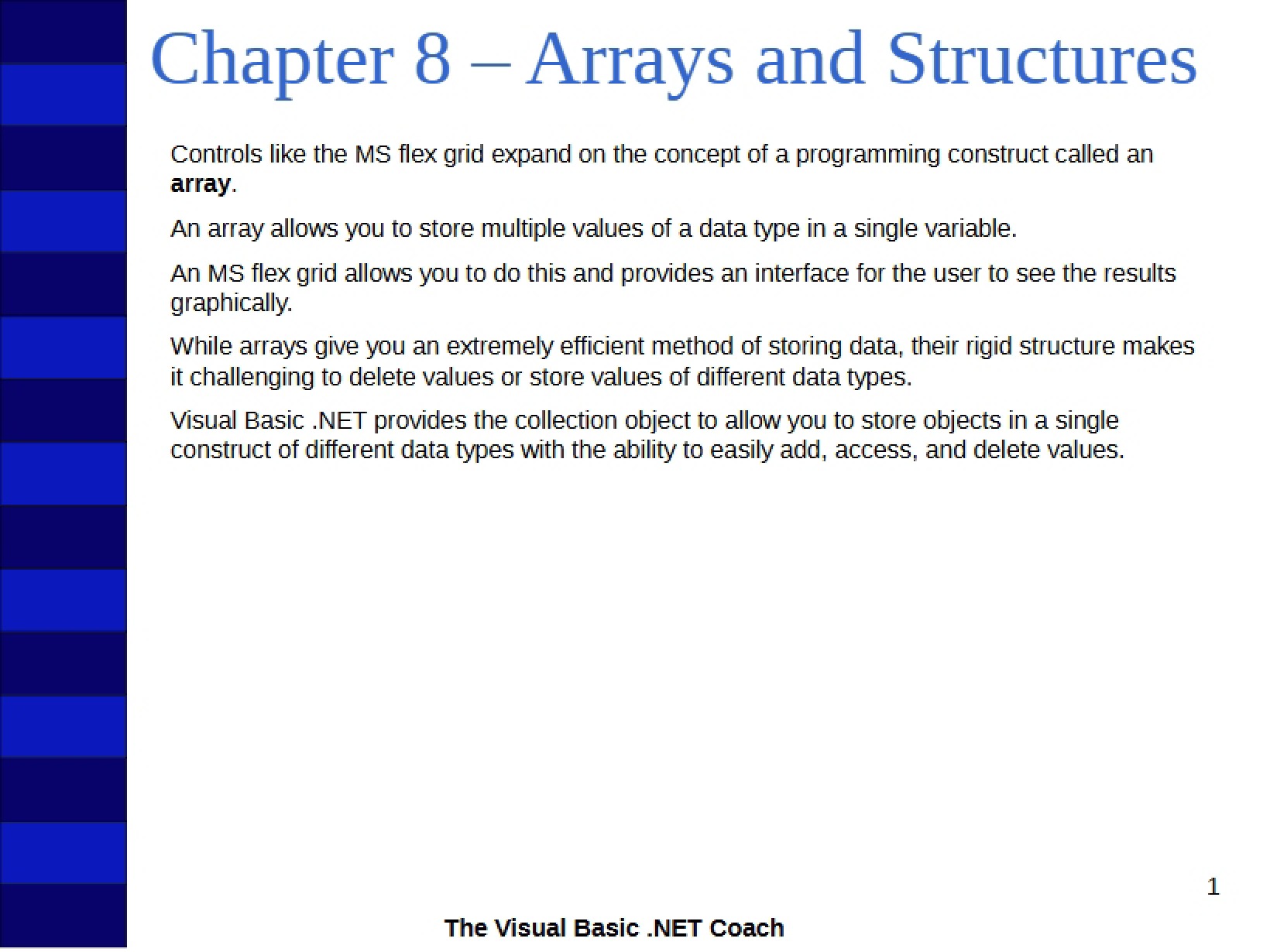 Structures and Arrays (Chapter 8)