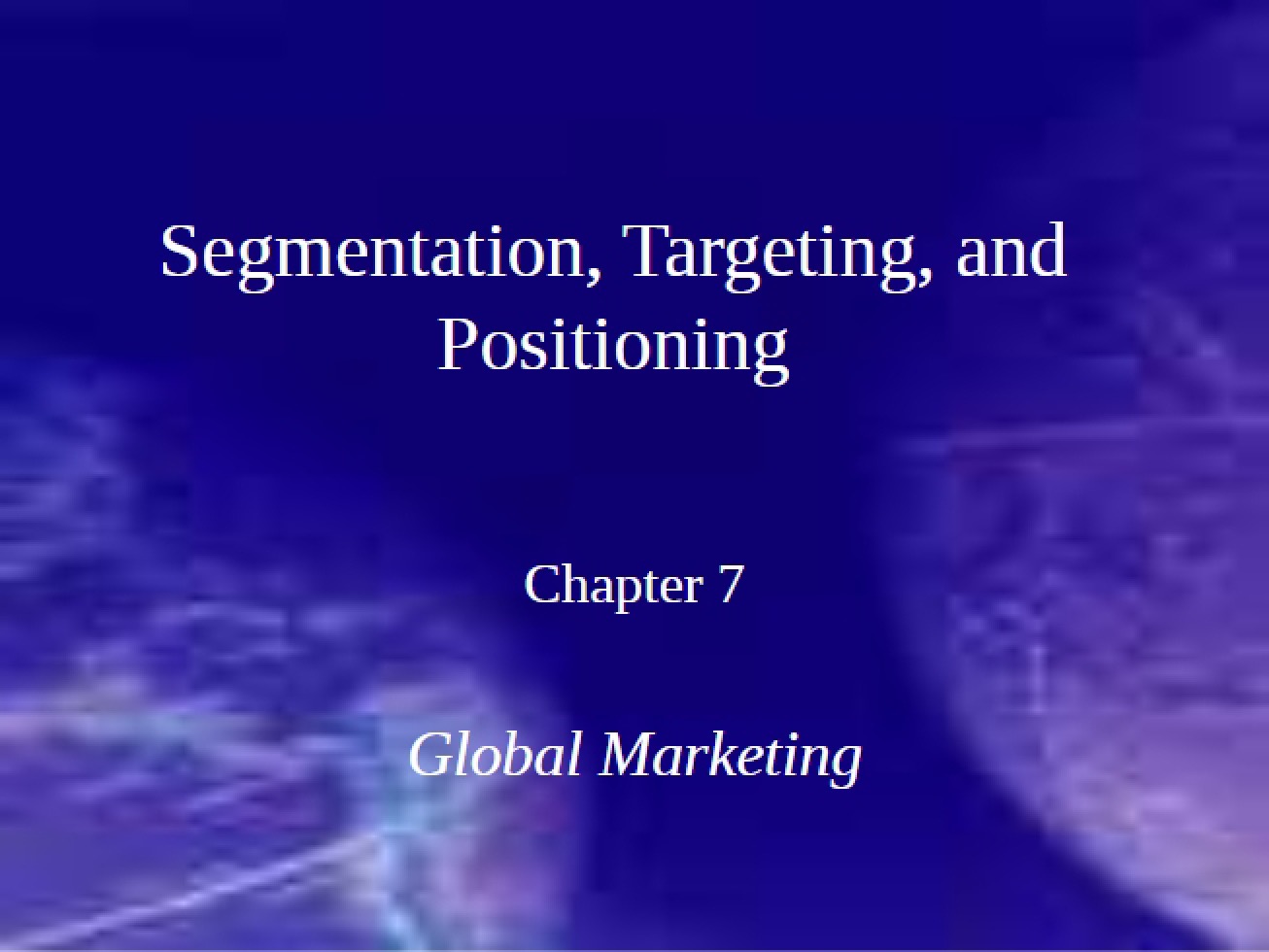 Marketing Globally