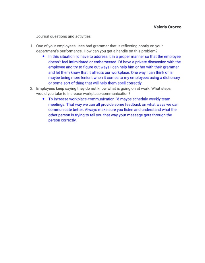 Workplace Communication Strategies - Addressing Grammar