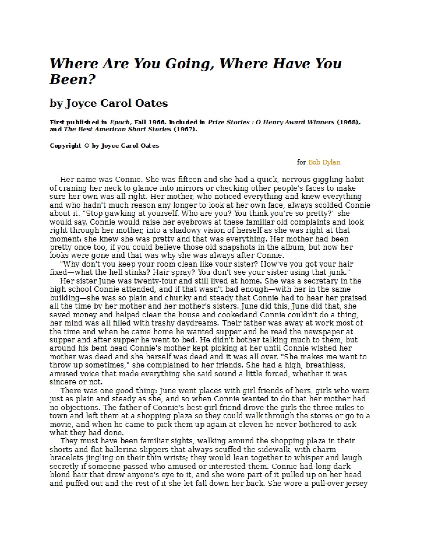 Notes for Understanding