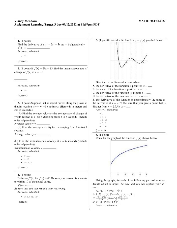MATH150 - Fall 2022