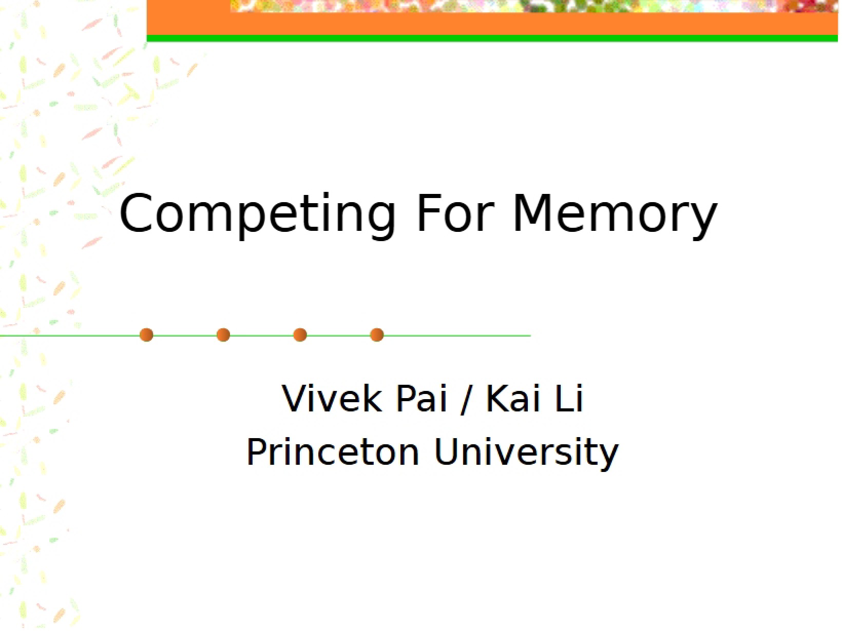 Eleventh Lecture