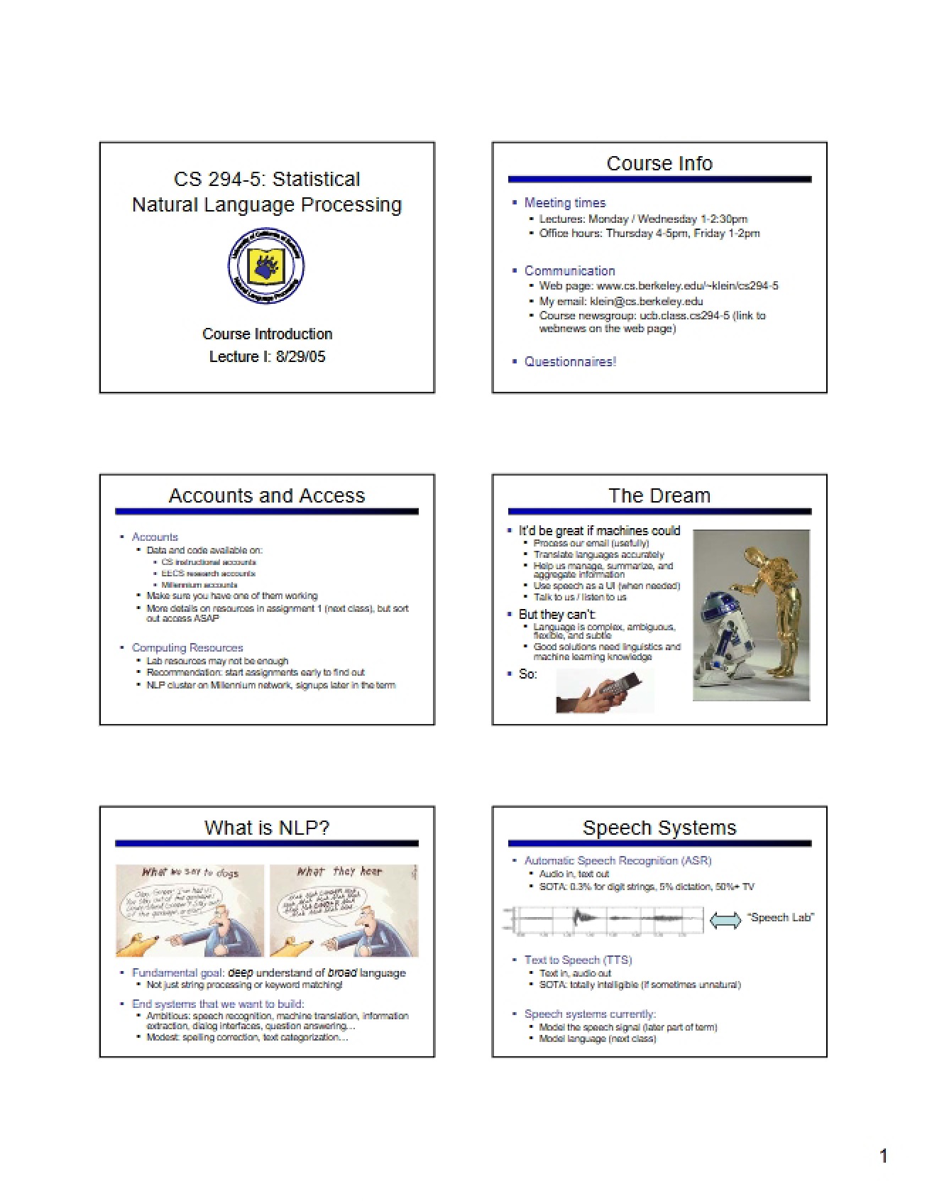 Introduction to the Course