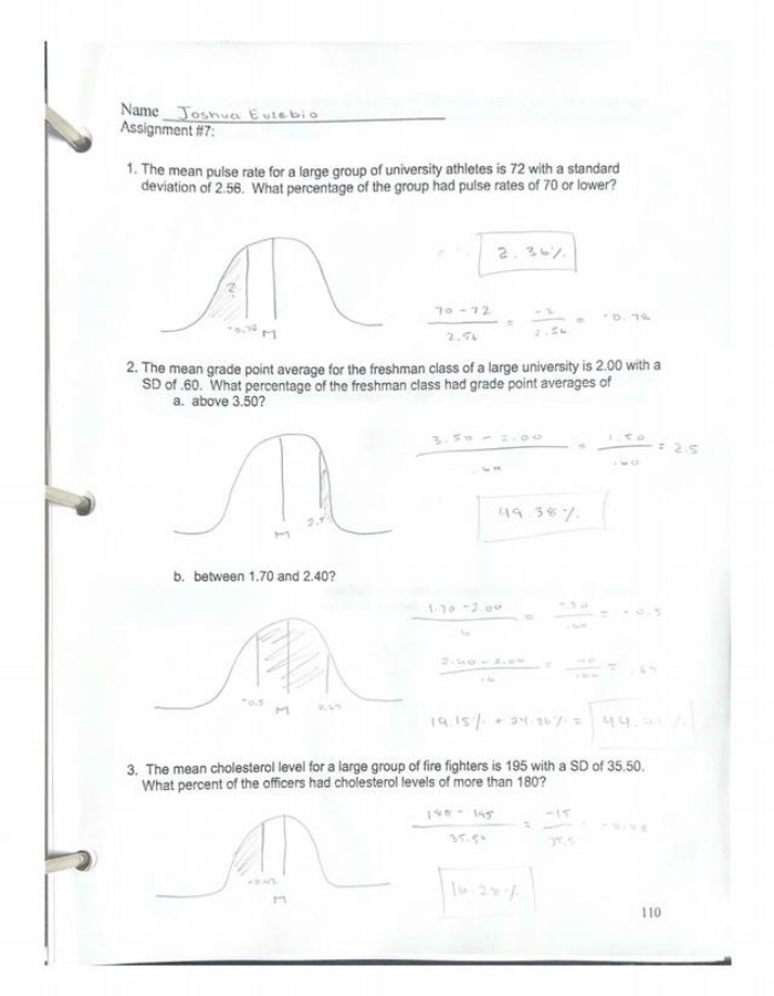 University Studies - Statistical Analysis