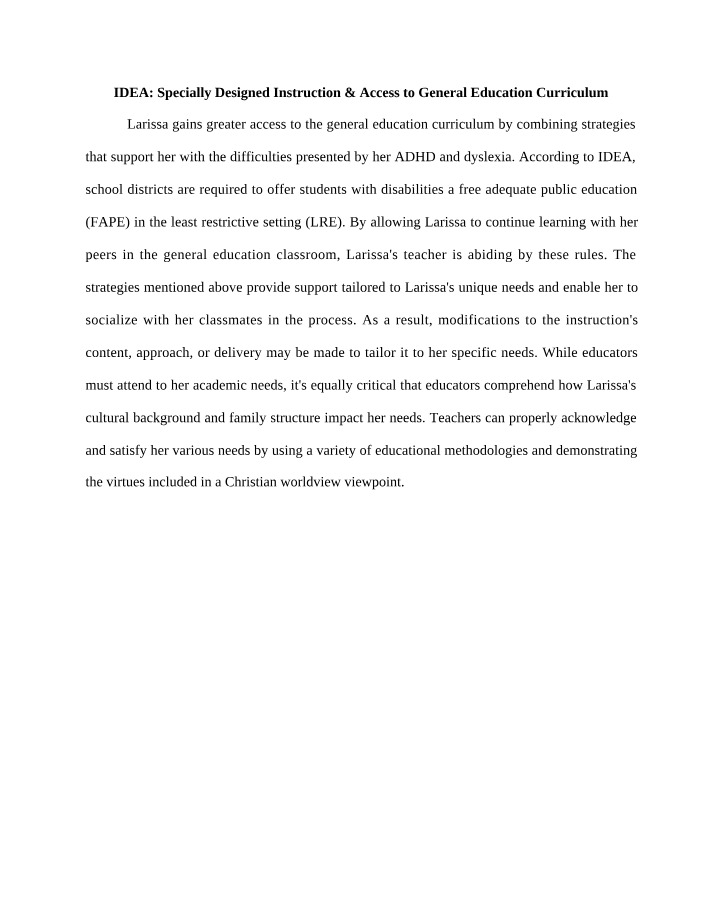 Strategies for Inclusive Education for Students with ADHD