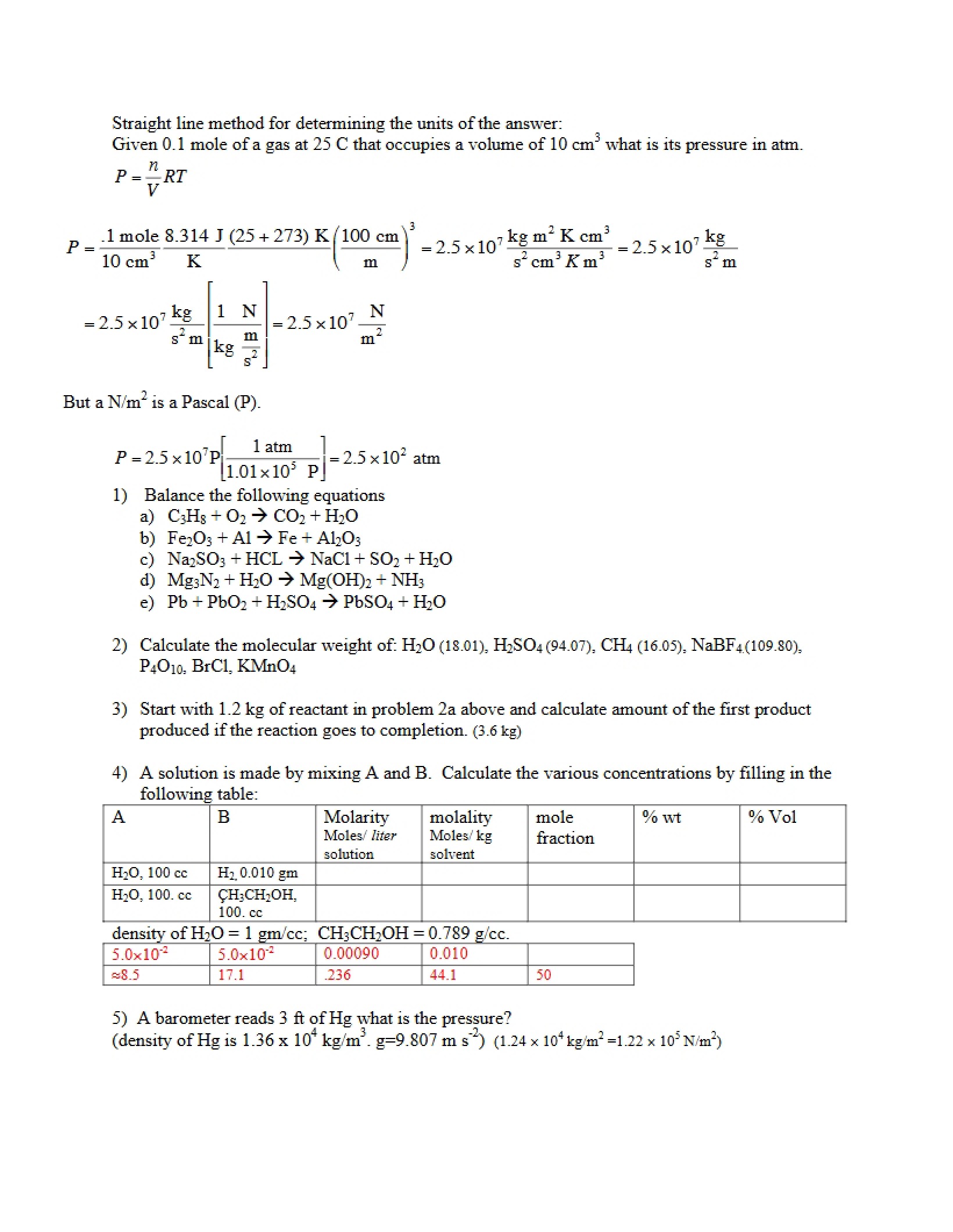 Chem 1A Notes