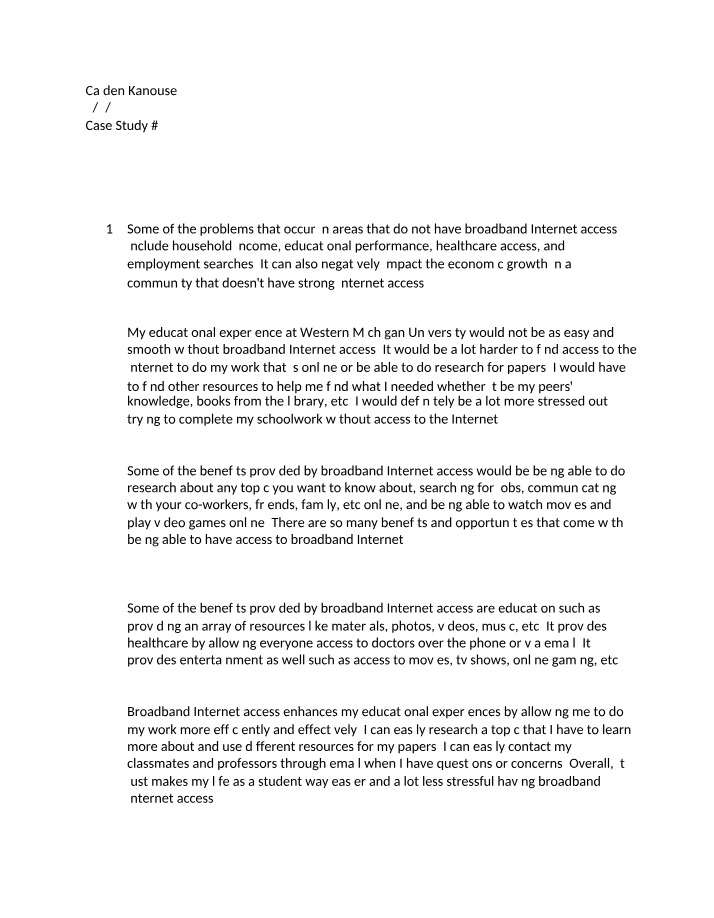 BUS 2200 Case Study 2