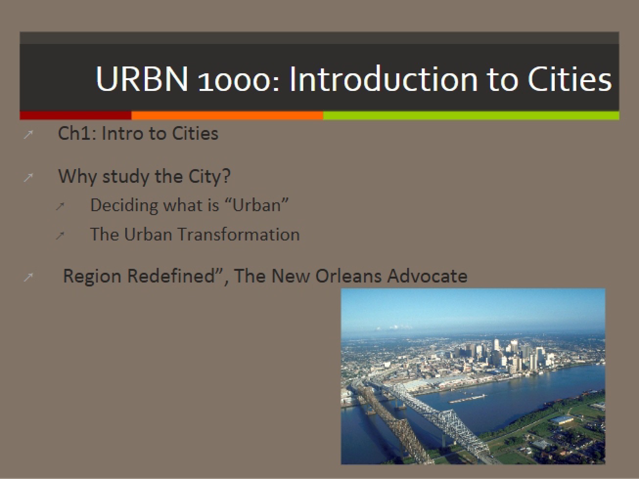 Cities Introduction Chapter 1
