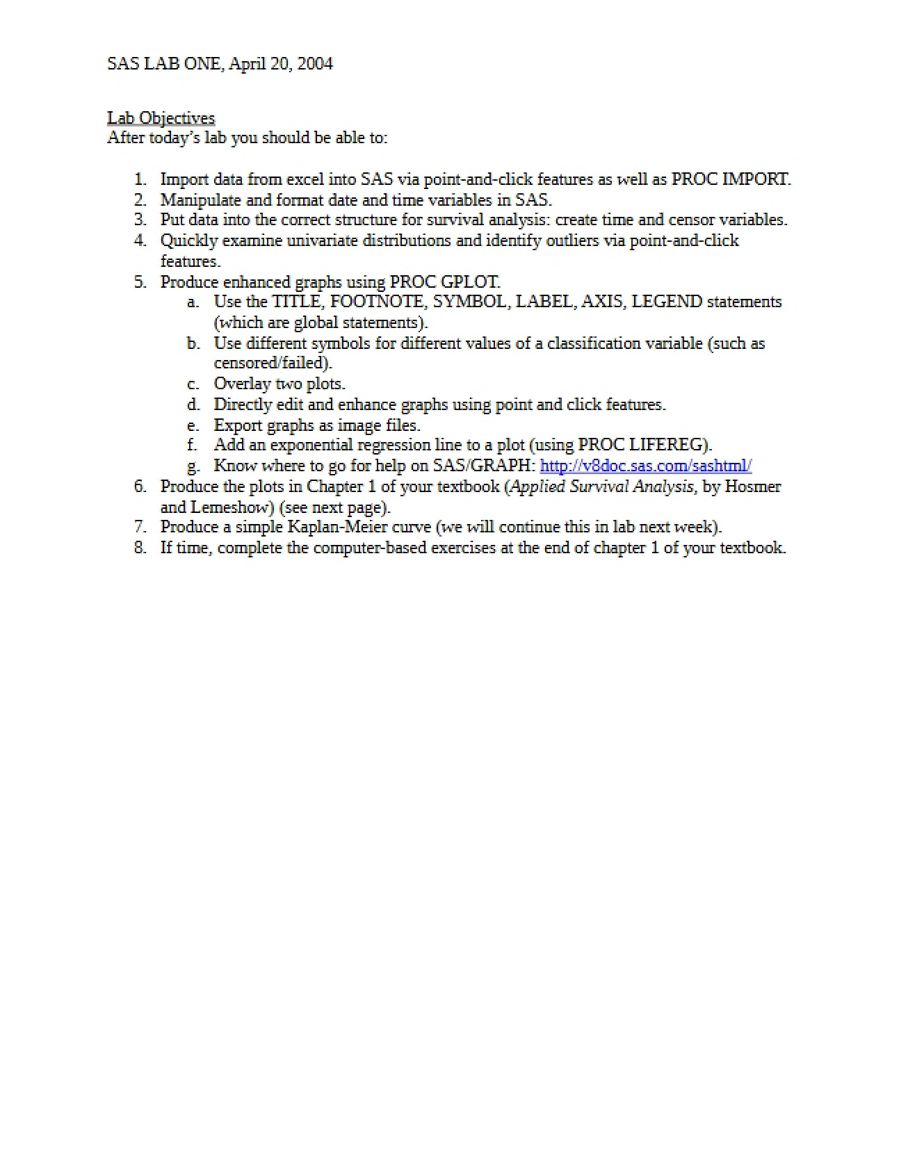 Intermediate Biostatistics Study Notes