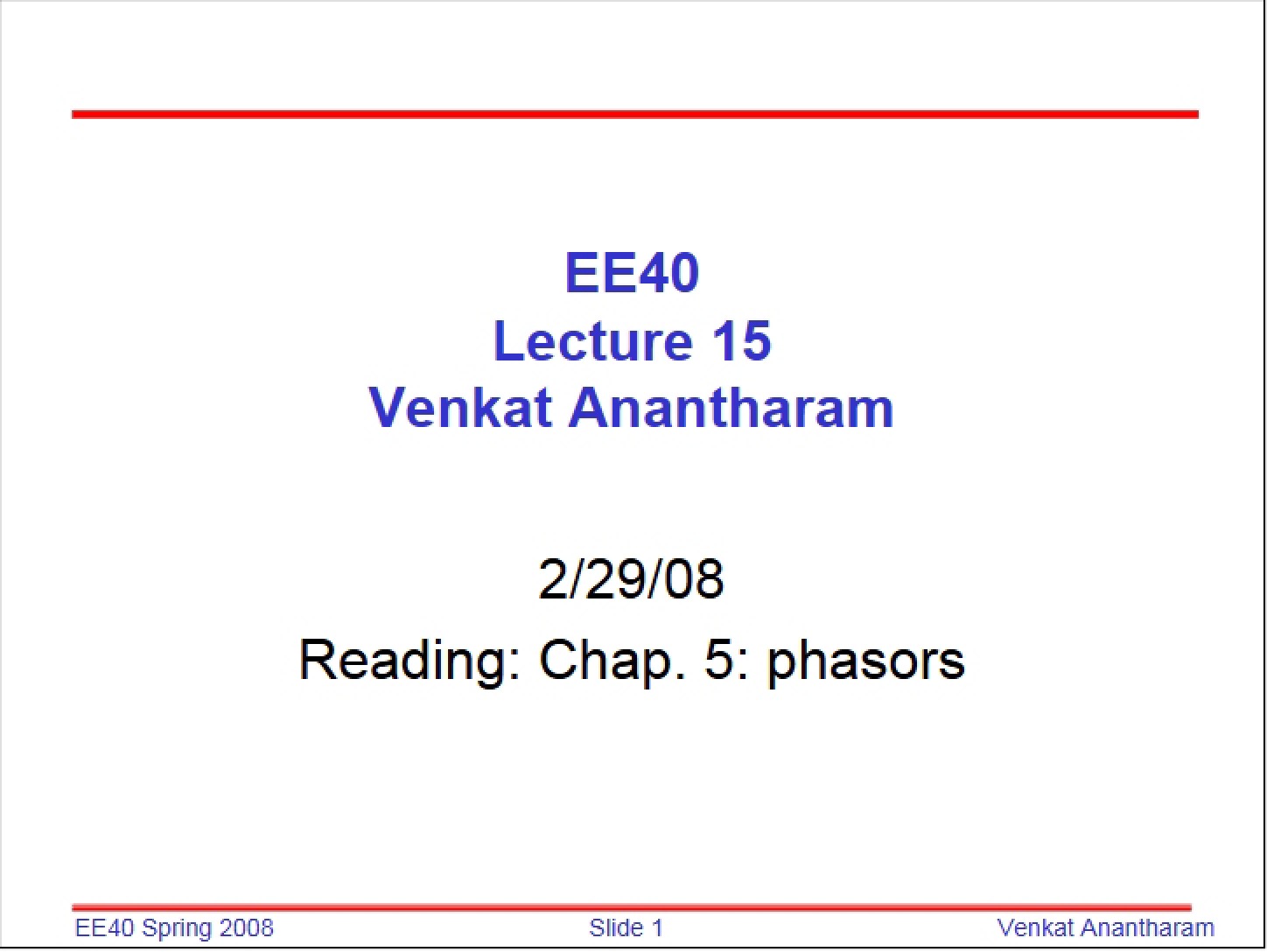 Presentation Notes