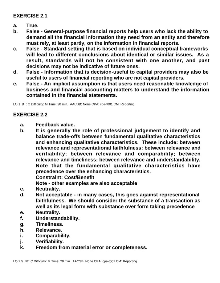 Key Concepts in General-Purpose Financial Reports