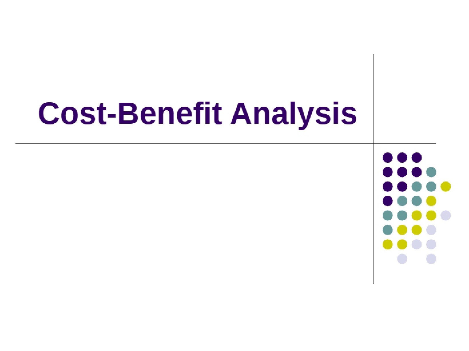 Analysis of Cost Benefit