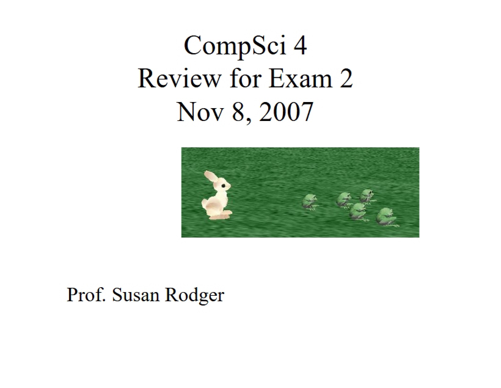 Exam 2 Review Material