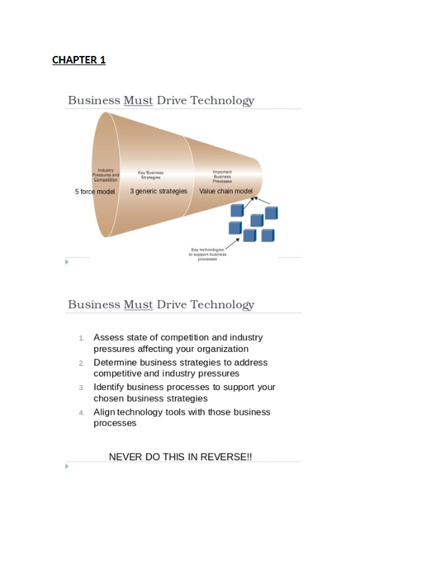 Introductory Module One