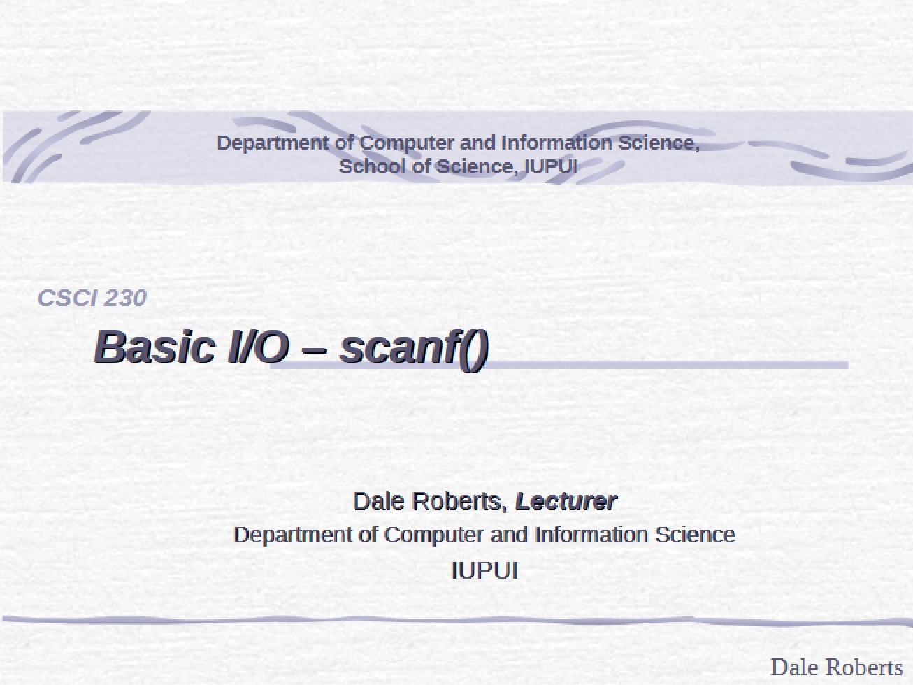 Scanf() and Basic IO