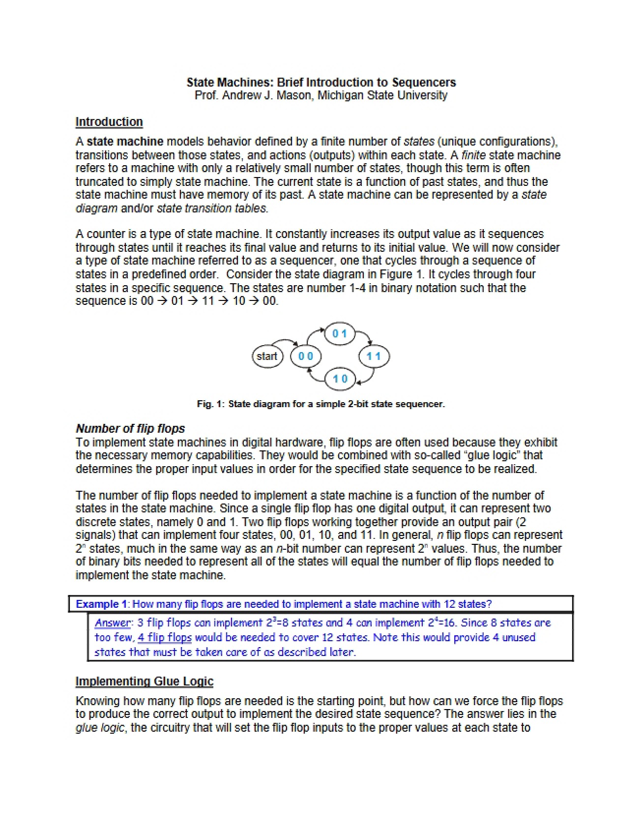 Introduction to State Machines