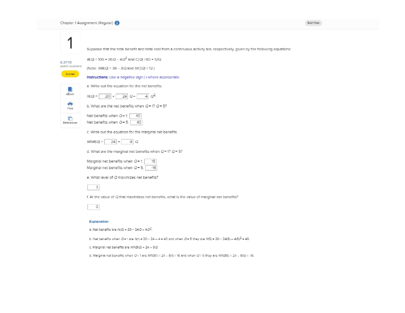 Regular Assignment Practice Test One
